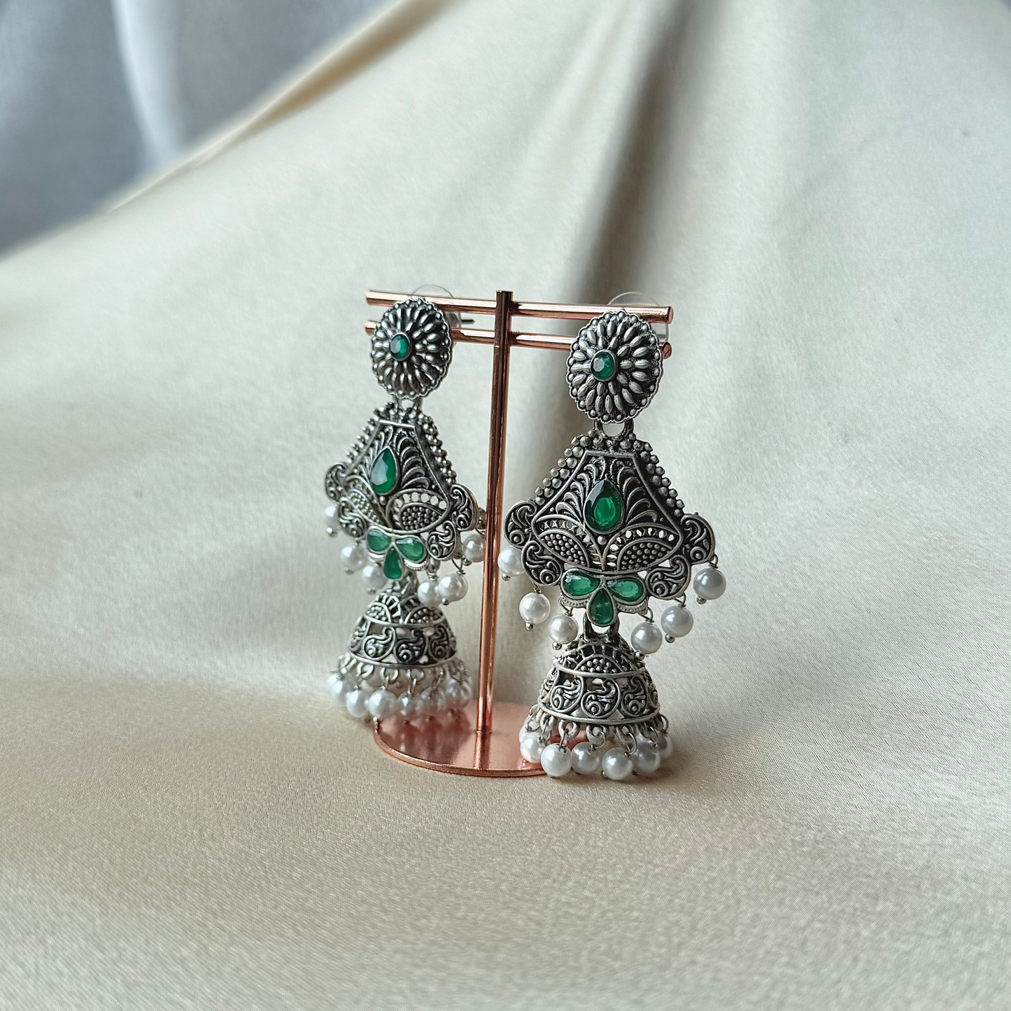 MADIE Oxidized Jhumka